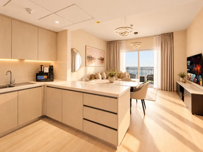 Modern 2BR Stay – Yas Mall & Ferrari