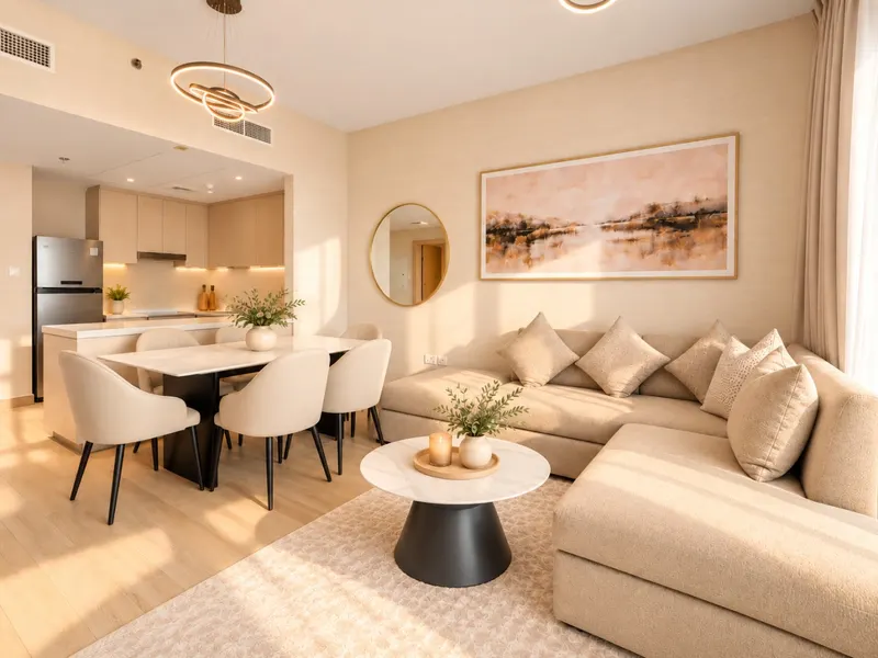 Modern 2BR Stay – Yas Mall & Ferrari